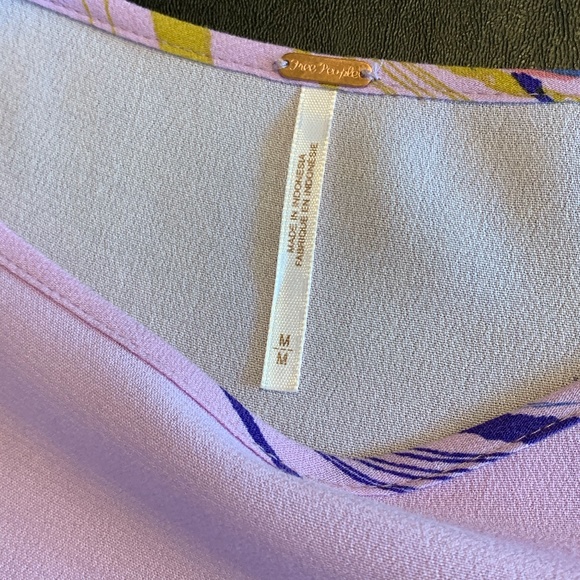 FREE PEOPLE Clear Skies Tunic Lilac M - Picture 5 of 6